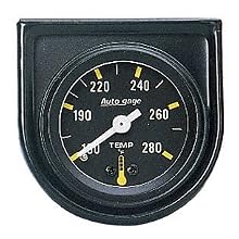 Auto Meter 2352 Auto Gage 1-1/2" Mechanical Individual Panel Water Temperature Gauge