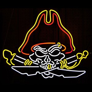 Pirate Skull Neon Sign