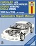 Chrysler LH Series Automotive Repair Manual: Models Covered: Chrysler New Yorker, LHS and Concorde, Dodge Intrepid and Eagle Vision 1993 Through 1996 (Haynes Auto Repair Manuals Series)