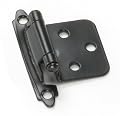 Laurey 28766 No Inset Face Mount Self-Closing Hinge, Oil Rubbed Bronze, 2-Pack