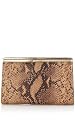 Snake Print Clutch