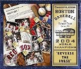 Boston Red Sox 2004 World Series History 12" x 15" Black Marble Plaque