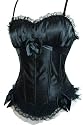 V_8899_schwarz : exclusive Corsage mit passendem String