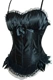 Produkt-Bild: V_8899_schwarz : exclusive Corsage mit passendem String
