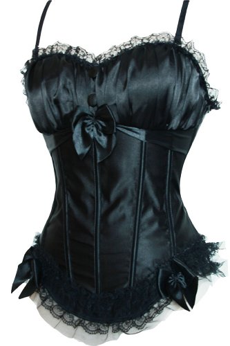 Produkt-Bild: V_8899_schwarz : exclusive Corsage mit passendem String