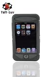 i-nique Tuff-Luv Apple Ipod Touch (8GB / 16GB / 32GB) Streetz pack - Twin Skin Combo Silicone skin case cover ( Belt Clip & sports armband) : Colour (Metalica (Black/Graphite))