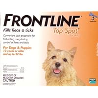 Merial Frontline Top Spot Flea and Tick Control for Dogs and Puppies