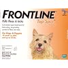 Merial Frontline Top Spot Flea and Tick Control for 0-to-22-Pound Dogs and Puppies, 3 Doses
