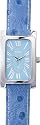 Avalon Ladies Nueva York Series Faux Ostrich Leather Strap Watch # 8609BU