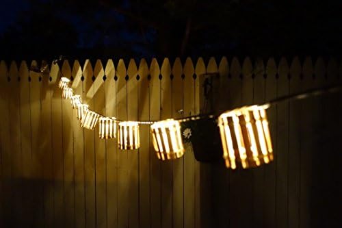 Indoor / Outdoor 10 Bulbs Elegant Decorative String Lights (Natural Bamboo)
