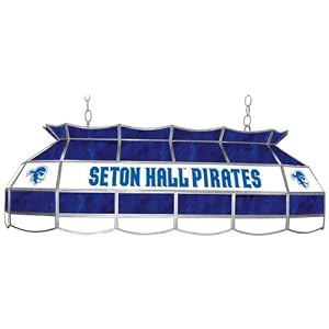 Trademark Seton Hall University Stained Glass 40-inch Tiffany Lamp
