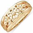 14Kt Yellow Gold Decorative Panels Ring