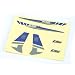 E-Flite Decal Sheet, Blue/Silver Graphics: Blade MCX