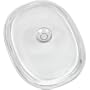 CorningWare French White 2-1/2-Quart Oval Glass Cover