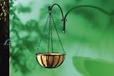 Outdoor Living : 16" Hand Forged Hanging Basket