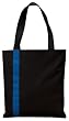 Vertical Stripe Canvas Tote Bag