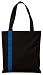 Vertical Stripe Canvas Tote Bag