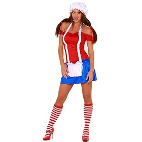 Sexy Rag Doll - Womens Sexy Raggedy Ann Costume Lingerie Outfits