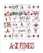 A-Z of Fitness, Art Poster by Nicola Streeten