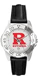 Rutgers Scarlet Knights Ladies Leather Sports Watch