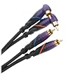 Monster Cable M DJ-RA-2M Monster DJ Cables 2 meter pair Angled RCA to RCA