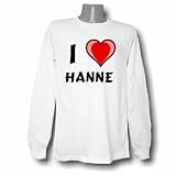 I Love Hanne Long Sleeve T-shirt