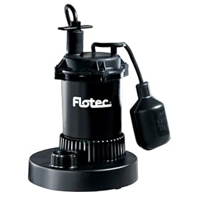 Flotec FP0S3200A-01 1/2 HP 3,630 GPH Plastic Sump Pump