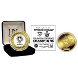 Pittsburgh Penguins 2008 Conference Champions 24KT Gold and Color Coin