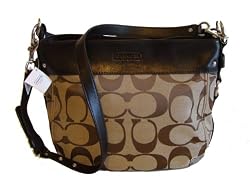Coach Medium Signature Zoe Hobo Convertible Handbag 14708