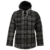 Burton Herren Snowboardjacke HACKETT, true black ridelow plaid, Gr. L, 253716