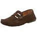 BALLY Men's Tenax Suede Driving Moccasin,Moka Suede,7 M