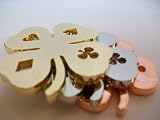Set of 3 Four Leaf Clover Poker Weight