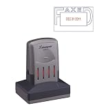 Shachihata, Inc. 66213 Xstamper VersaDater Pre-Inked Message Dater, FAXED, 1 5/16 x 2 1/8, BE/Red