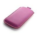 Brand New Pink Leather Pouch Case Cover with Pull Up Cord: for the Samsung S3650 Genio Touch / B3210 Genio Qwerty Mobile Phone. Part of the XYLO ACCESSORIES RANGE.