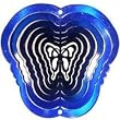 SunSationsTM Small Butterfly Wind Spinner - Color: Blue
