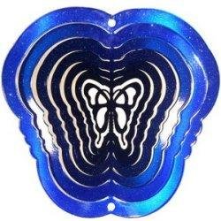 SunSationsTM Small Butterfly Wind Spinner - Color: Blue
