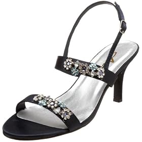 Annie Shoes Womens Janis Slingback Evening Sandal