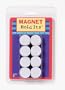 100 Adhesive Magnet Dots 3/4" Dia (20mm dia)