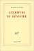 L'écriture du désastre