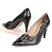 s.OLIVER SELECTION Damen High Heels Pumps, Zierschließen, schwarz