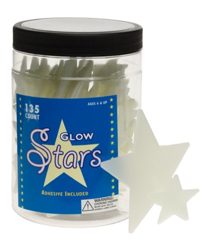 Childrens Toyshop  Toys : Jar with 135 Glow-In-The-Dark Stars