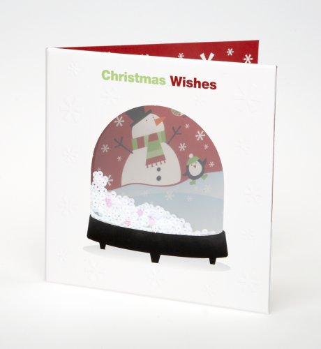 Corporate Snow Globe Card