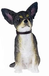 Black and White Chihuahua Figurine
