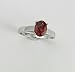 Spinel Ring 1.02k Spinel on 14k White Gold Ring