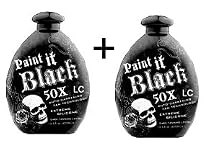 Paint It Black 50X BRONZER Tanning Lotion - lot of 2