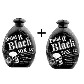 Paint It Black 50X BRONZER Tanning Lotion - lot of 2