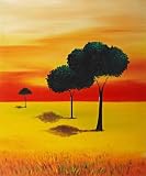 Art Reproduction Oil Painting - Landscapes: New Dawn II - Classic 20 X 24 - Hand Painted Canvas Art