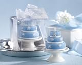 Icing on the Cake Winter Wedding-Cake Candle Set of 4 (Set of 6) - Baby Shower Gifts & Wedding Favor
