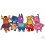 Ty Backyardigans Beanie Baby Set of 5 Beanie Babies (Tyrone, Uniqua, Pablo, Austin and Tasha)