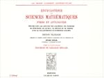Encyclop�die des sciences math�matiqu...